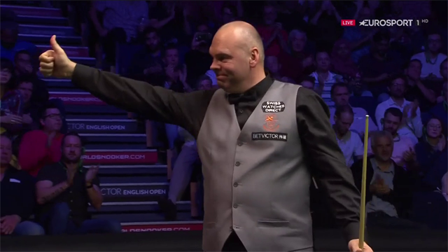 Vince l'esperienza, Bingham la spunta su Davis per 9-7: l'English Open è suo Vince l'esperienza, Bingham la spunta su Davis per 9-7: l'English Open è suo