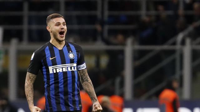 Icardi: "Inter da scudetto? Siamo ad ottobre, è prematuro. L'obiettivo è la Champions" Icardi: "Inter da scudetto? Siamo ad ottobre, è prematuro. L'obiettivo è la Champions"