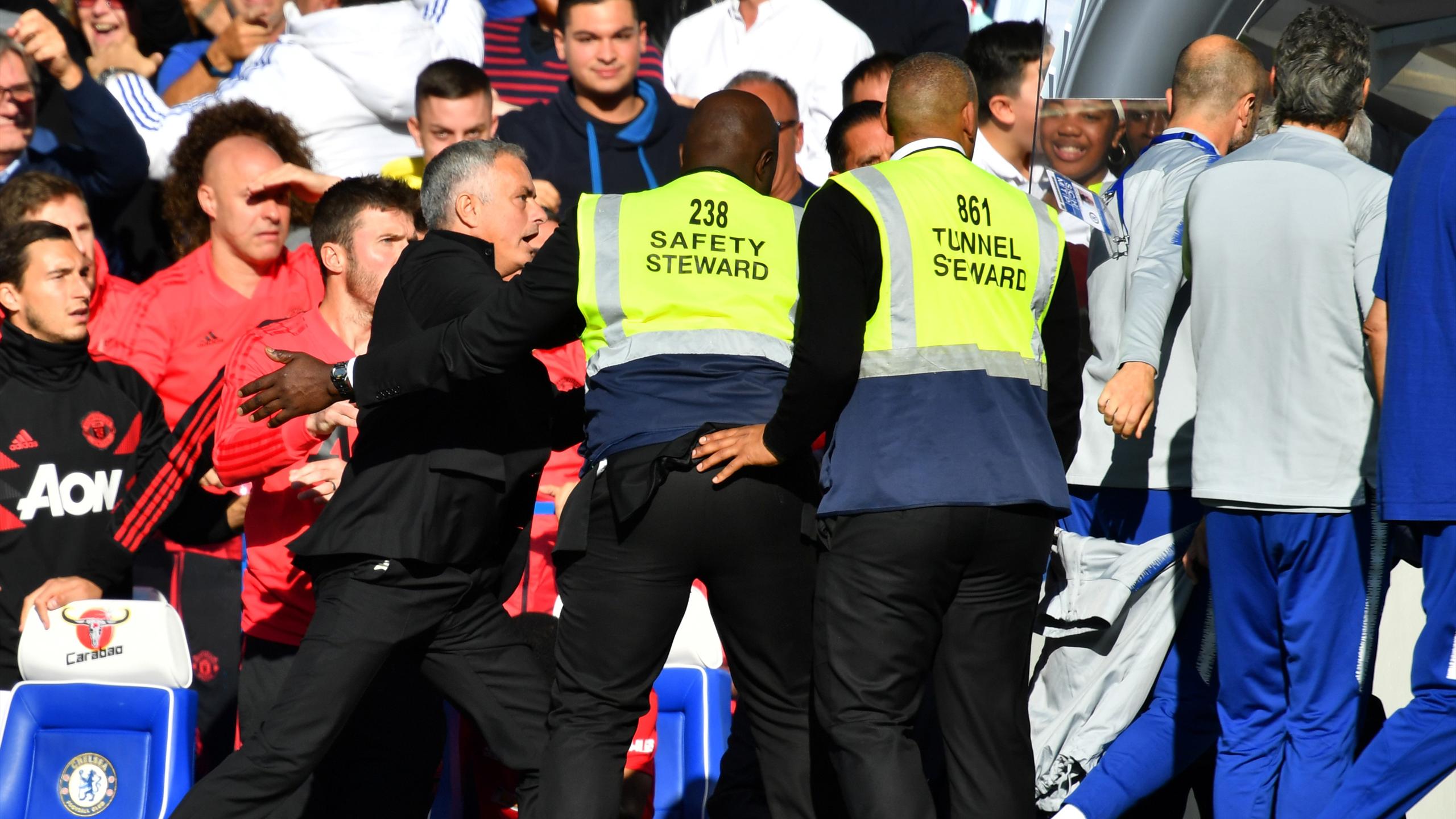 Football news Chelsea coach fined by FA over Jose Mourinho touchline row Eurosport