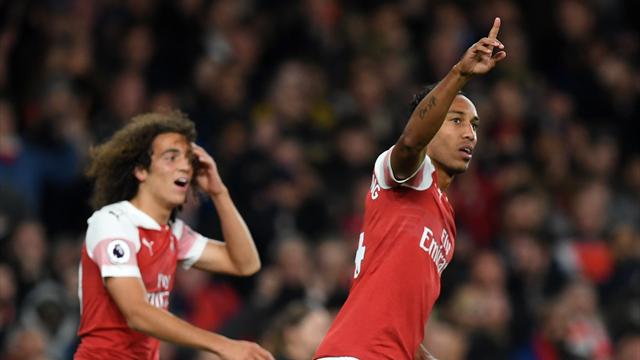 Avec un doublé en trois minutes, Aubameyang a renversé Leicester
