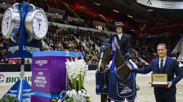 Gudrun Patteet triomphe dans la Coupe du monde de Helsinki