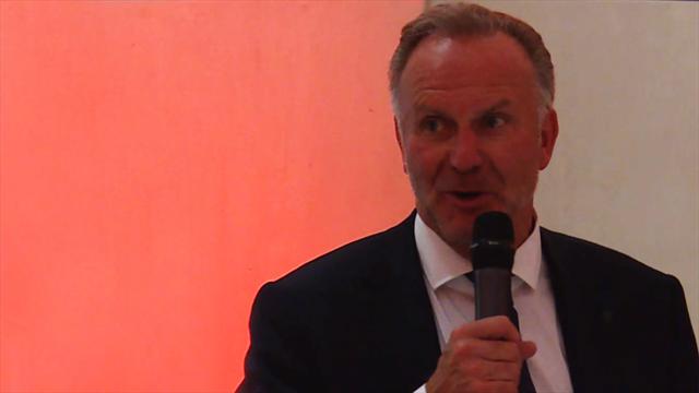 Bayern-Bankettrede in Athen: Rummenigge warnt vor Mainz Bayern-Bankettrede in Athen: Rummenigge warnt vor Mainz