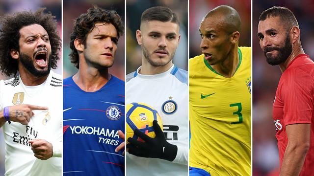 Marcelo, Marcos Alonso, Icardi, Miranda y Benzema, los nombres del día Marcelo, Marcos Alonso, Icardi, Miranda y Benzema, los nombres del día