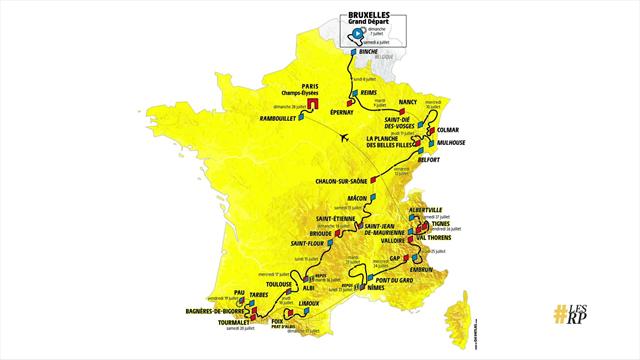 Tour de Francia 2019: El recorrido y las 21 etapas, al detalle Tour de Francia 2019: El recorrido y las 21 etapas, al detalle