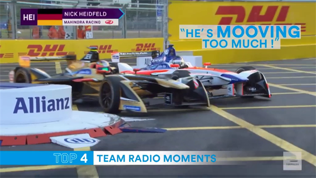 'Allo 'Allo! Maar dan in de Formule E...