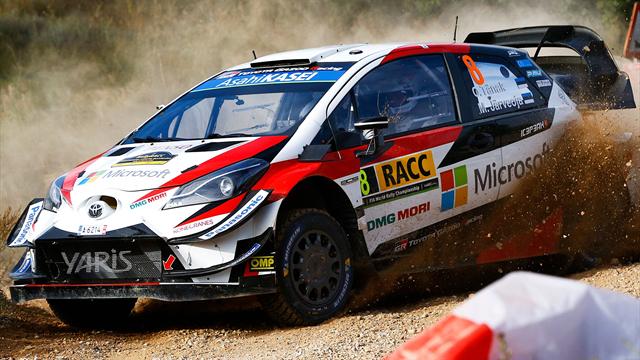 Loeb en course pour la gagne, Tänak perd espoir après une crevaison