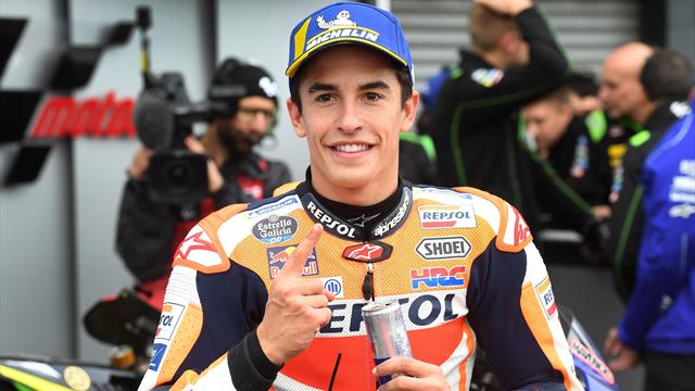 Marquez : "J'ai vu que la piste était sèche, j'ai tout donné" Marquez : "J'ai vu que la piste était sèche, j'ai tout donné"