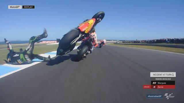Weltmeister raus: Crash bringt Márquez um alle Chancen Weltmeister raus: Crash bringt Márquez um alle Chancen