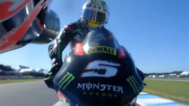 De face, le crash de Zarco est encore plus impressionnant : le résumé en caméra embarquée De face, le crash de Zarco est encore plus impressionnant : le résumé en caméra embarquée