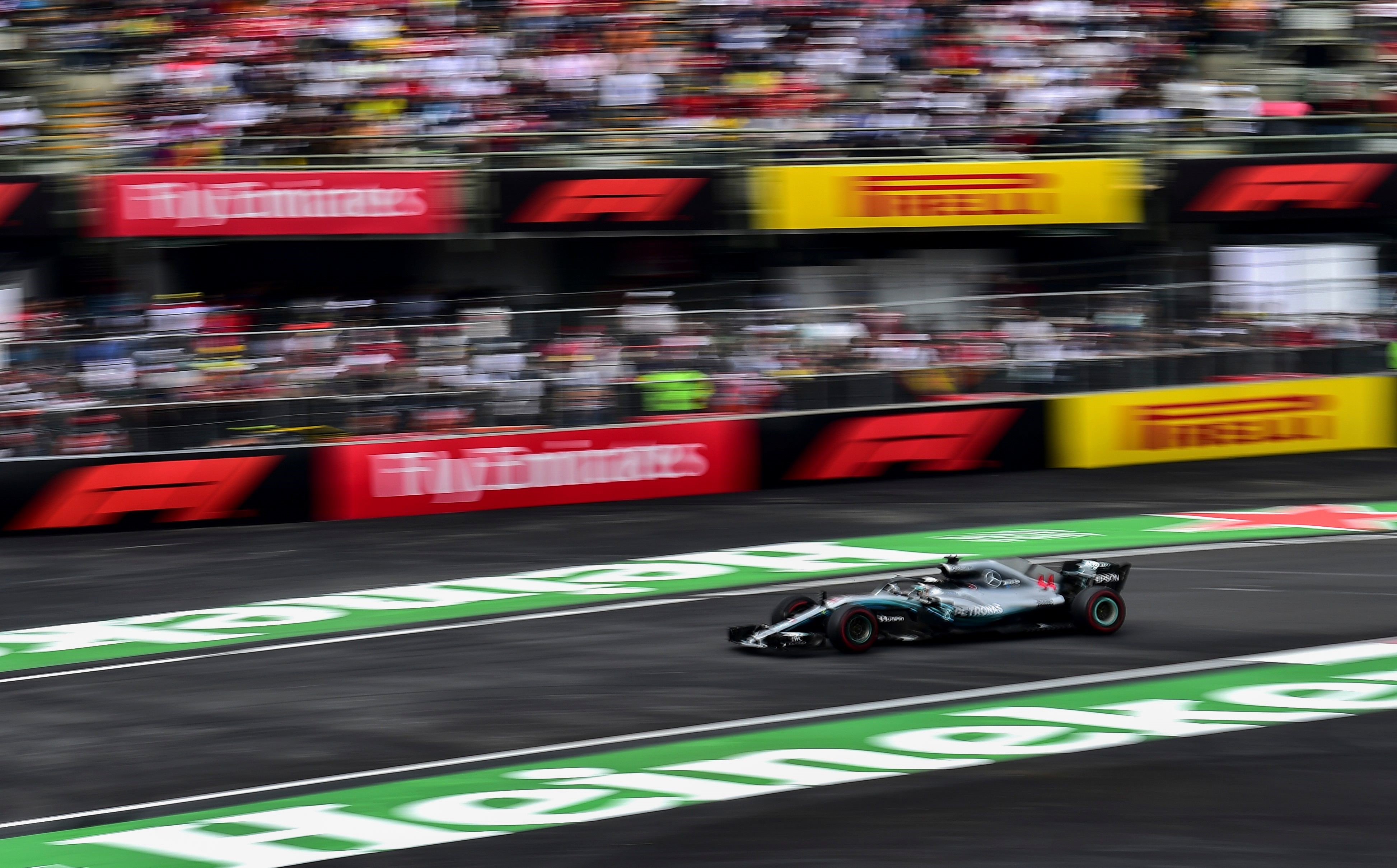 Lewis Hamilton (Mercedes) au Grand Prix du Mexique 2018