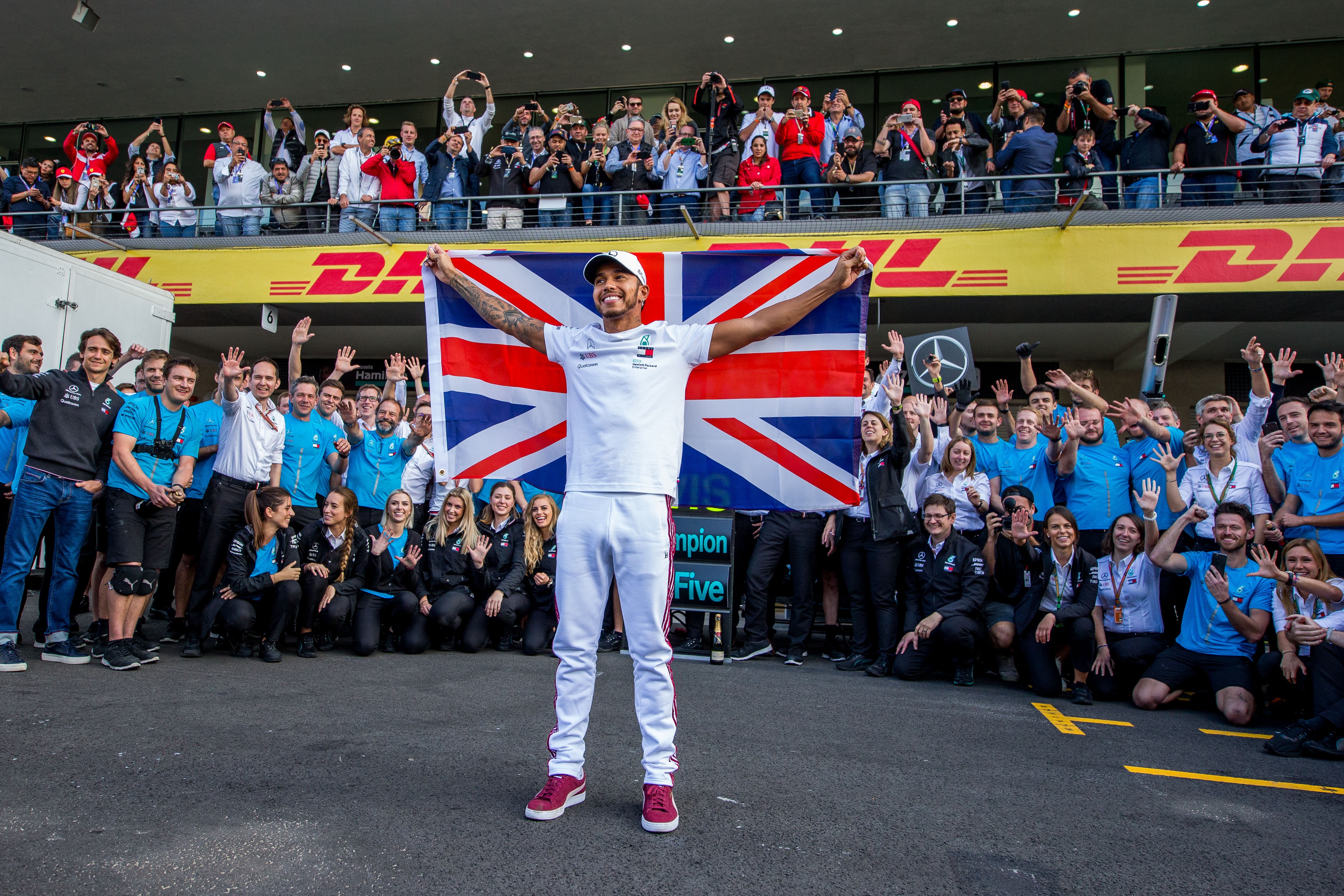 Lewis Hamilton (Mercedes) au Grand Prix du Mexique 2018