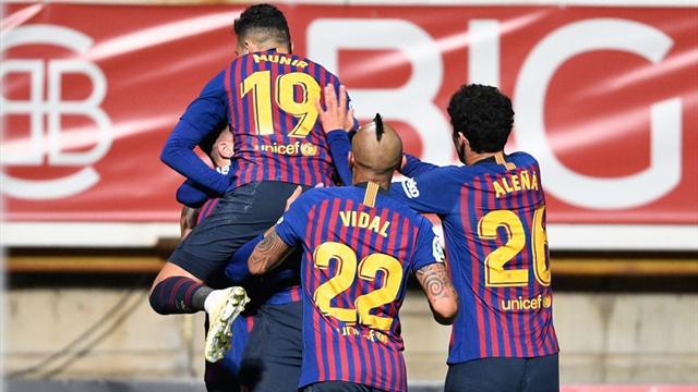 Il Barcellona la sfanga al 91' con Lenglet: 1-0 alla Cultural Leonesa di Segunda B
