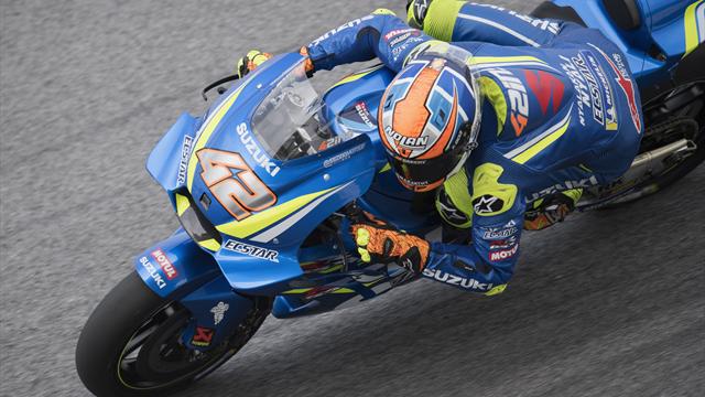 Alex Rins snelste in vrije training Sepang