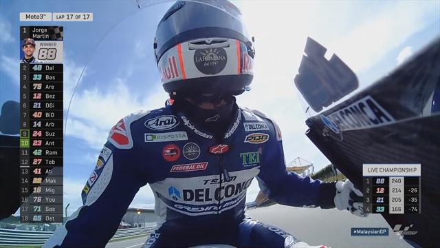 GP Maleisië: Jorge Martin pakt wereldtitel Moto3