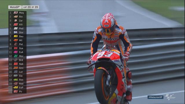 GP Maleisië: Niet te stoppen! Marquez wint ook in Sepang....
