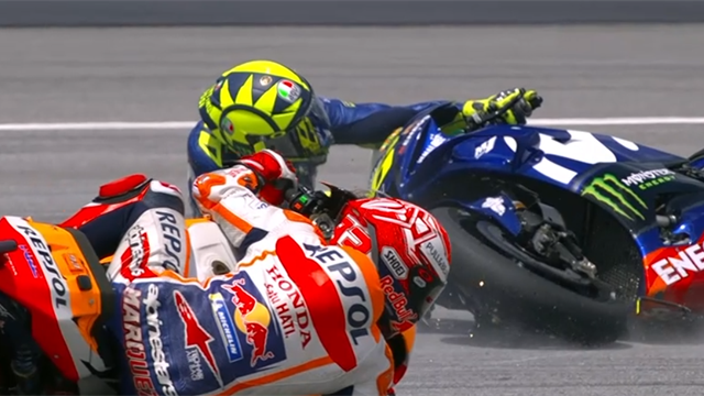 Sous la menace de Marquez, Rossi a tout perdu Sous la menace de Marquez, Rossi a tout perdu