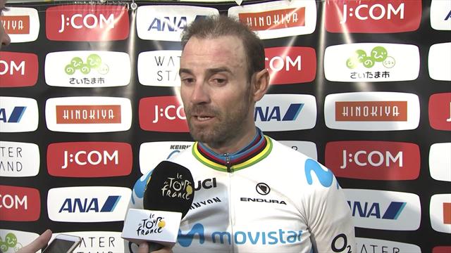 Valverde im Siegerinterview in Saitama Valverde im Siegerinterview in Saitama