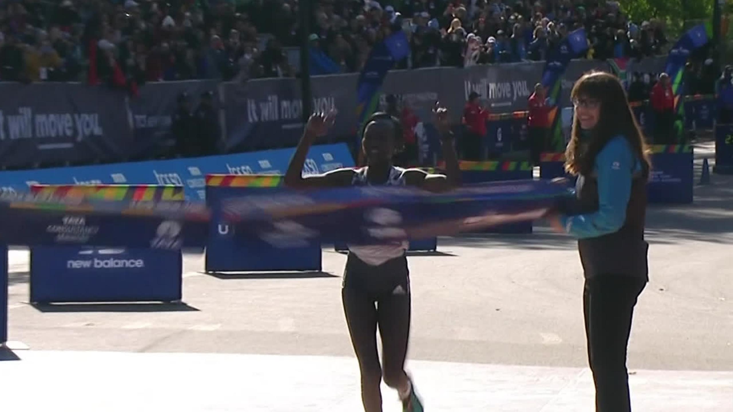 Marathon de New York Quatre sur quatre pour Keitany Vidéo Marathon