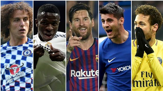 David Luiz, el Real Madrid, Messi, Morata y Neymar, los nombres del día David Luiz, el Real Madrid, Messi, Morata y Neymar, los nombres del día
