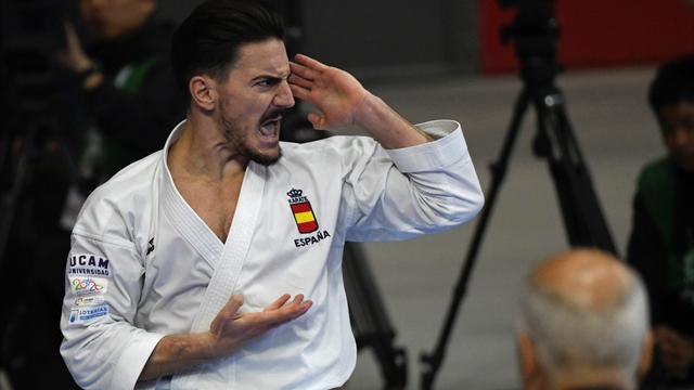 Damián Quintero, plata en kata en el mundial de Madrid ante el japonés Ryo Kiyuna