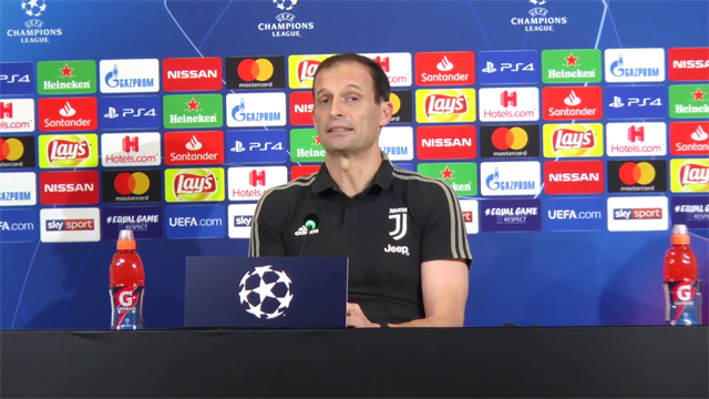 Allegri: "Per vincere servirà giocare meglio che all'andata a Manchester" Allegri: "Per vincere servirà giocare meglio che all'andata a Manchester"