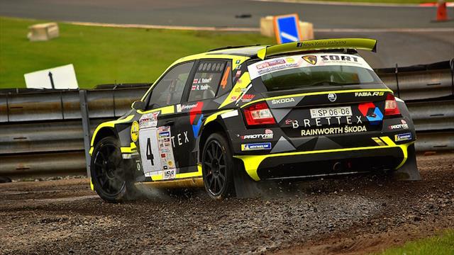 ERC Junior Yates impresses on rare co-driving run