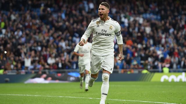 Sergio Ramos fa 100 gol in carriera, poi Vazquez e Vinicius: 3-0 Real Madrid al Leganes