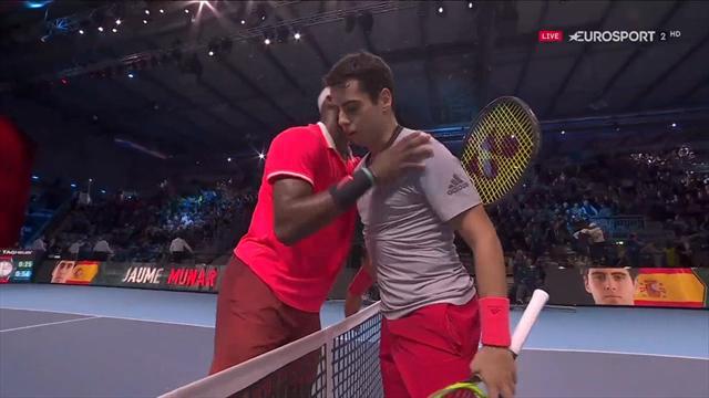 Así cerró su victoria Jaume Munar ante Frances Tiafoe Así cerró su victoria Jaume Munar ante Frances Tiafoe