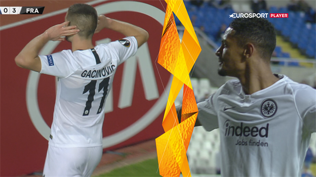 Highlights: Frankfurt spillede sig til knockout-fasen med Europa League-sejr over Apollon Highlights: Frankfurt spillede sig til knockout-fasen med Europa League-sejr over Apollon