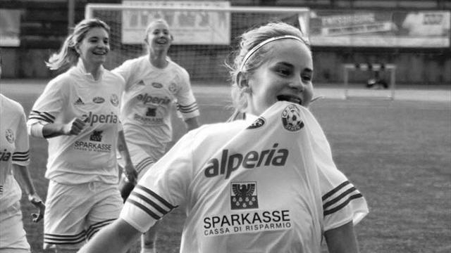 Calcio femminile in lutto: muore a soli 19 anni Verena Erlacher