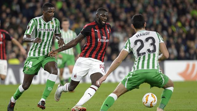 Le pagelle di Betis-Milan 1-1: Suso decisivo, Reina croce e delizia, migliora Bakayoko