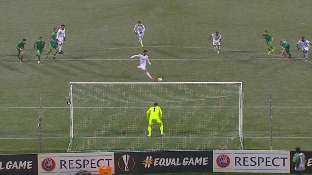 Höjdpunkter: Tidigt straffmål gav tre poäng till Qarabag Höjdpunkter: Tidigt straffmål gav tre poäng till Qarabag