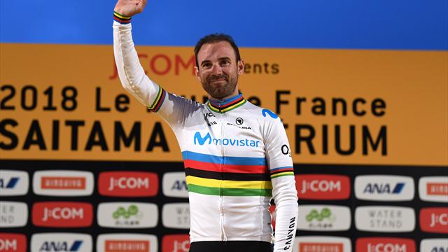 Valverde : "Avec ce maillot arc-en-ciel, je me sens grand"
