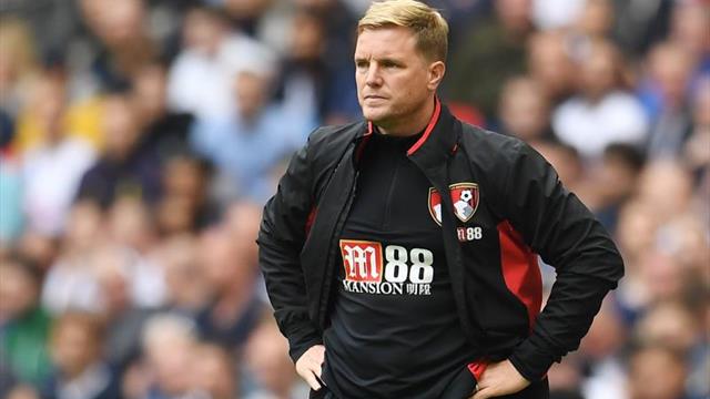 Howe, del Bournemouth, entrenador del mes de octubre en la Premier League
