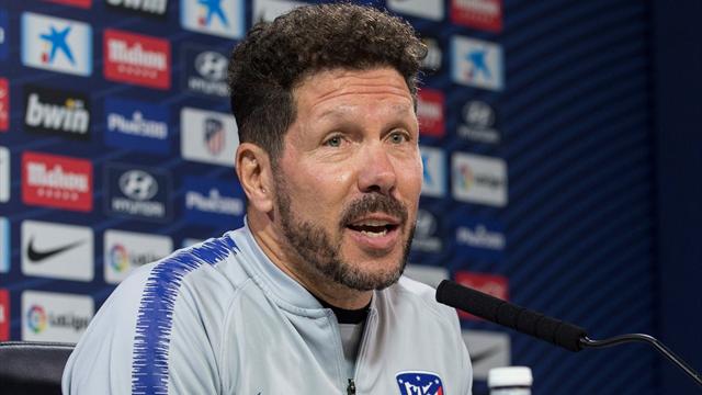Simeone confía en "cualquiera de los centrales" que ponga ante el Athletic Simeone confía en "cualquiera de los centrales" que ponga ante el Athletic