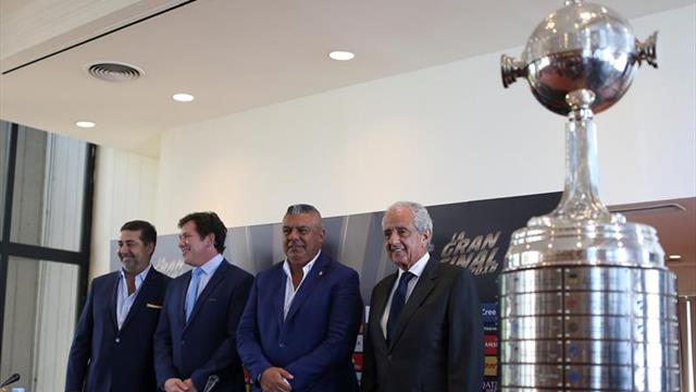Los presidentes de Boca, River y la Conmebol piden a los hinchas vivir el clásico en paz