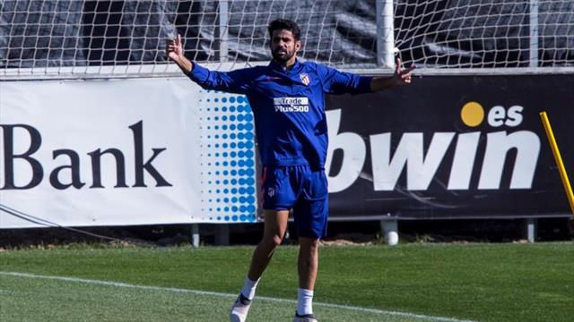 Diego Costa se reincorpora al grupo y Simeone prueba con él en el once