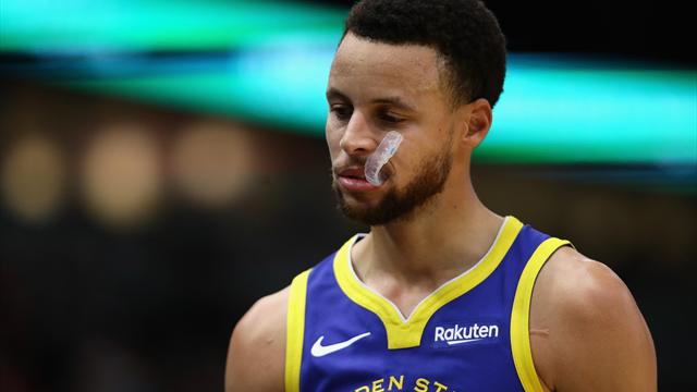 Curry sort indemne d'un accident de la circulation