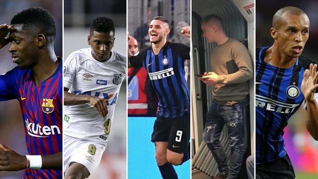 Dembélé, Rodrygo, Icardi, Ter Stegen y Miranda, los nombres del día Dembélé, Rodrygo, Icardi, Ter Stegen y Miranda, los nombres del día