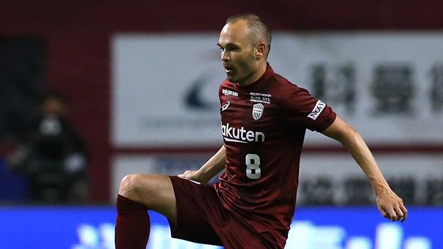 Iniesta y Torres empatan a cero en su primer enfrentamiento en la liga japonesa