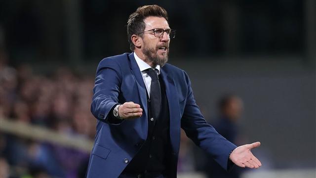 Di Francesco: "Voglio maggiore concentrazione dalla mia Roma. Schick? Può giocare con Dzeko"