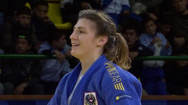 Michaela Polleres triumphs in -70kg bout Michaela Polleres triumphs in -70kg bout
