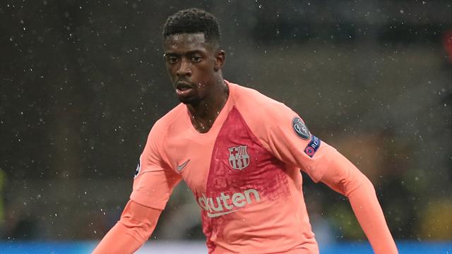 Barcelona drop Dembele from squad after training no-show