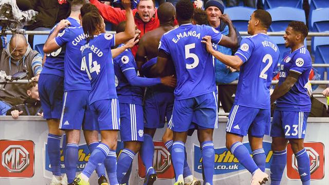 Neil Warnock marks century of Cardiff games with victory over Brighton
