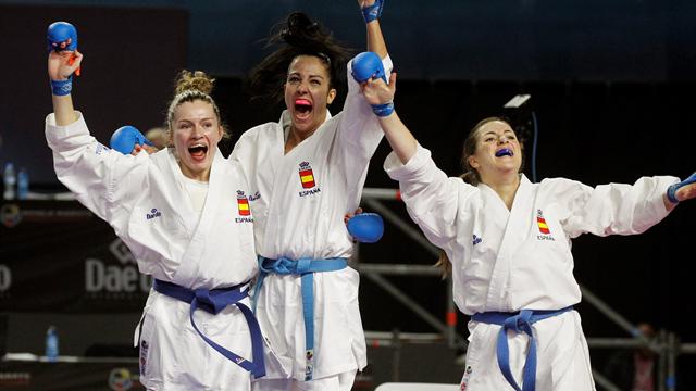 Bronce para el equipo español femenino de kumite en el Mundial de kárate