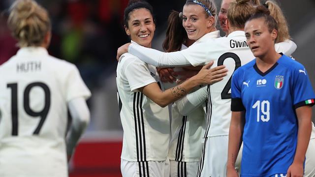 Sieg gegen Italien: DFB-Frauen vor Hrubesch-Abschied nicht zu schlagen