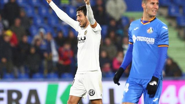 0-1. El Valencia resurge en Getafe con un gol de Parejo de penalti
