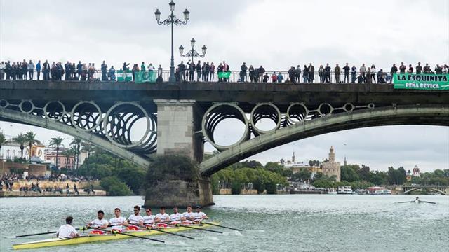 Supremacía total bética con pleno de triunfos en la 52 regata Sevilla-Betis