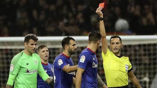 El acta del Atlético-Athletic recoge una expulsión a Berchiche tras finalizar el partido