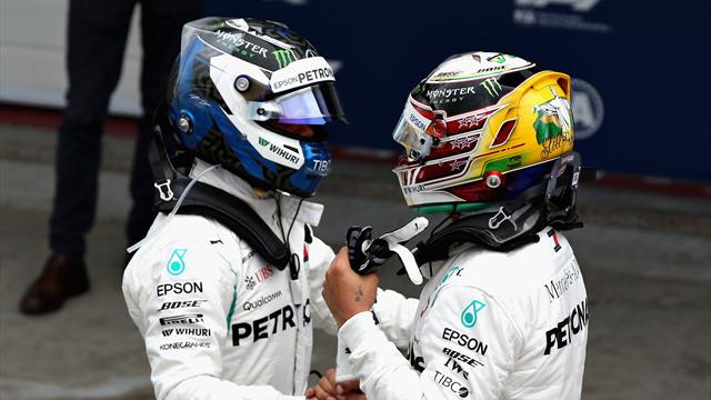 Mercedes, à fond et à cent